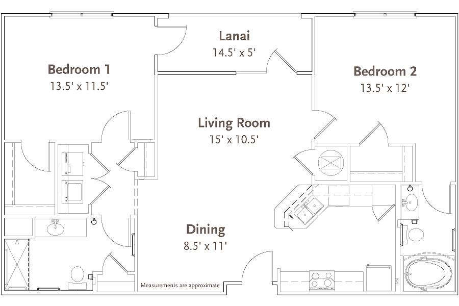 VALENCIA | 2 Bed 2 Bath - Valencia