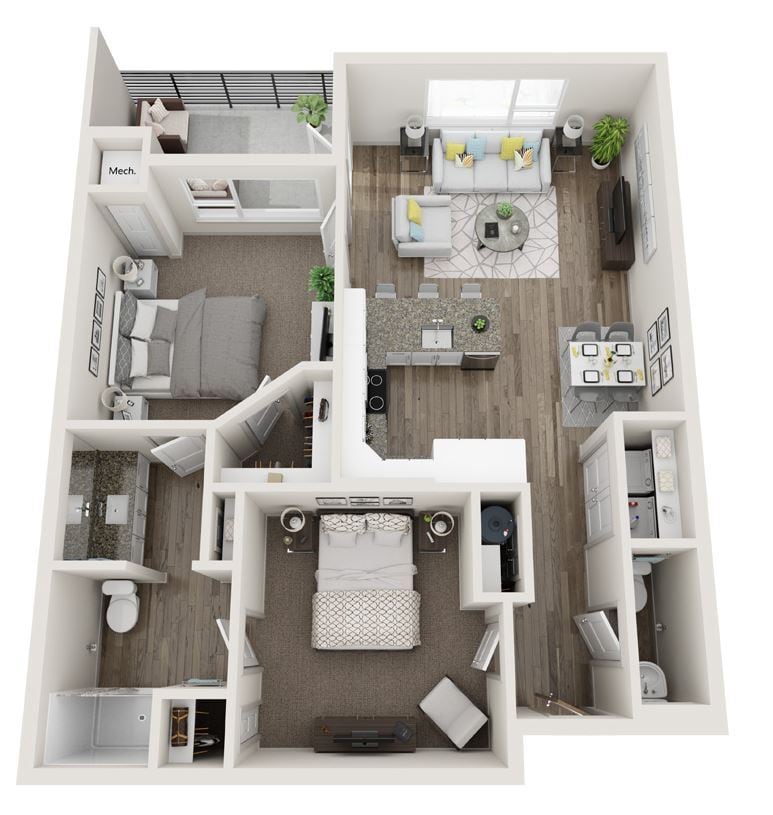 Floor Plan - Walnut