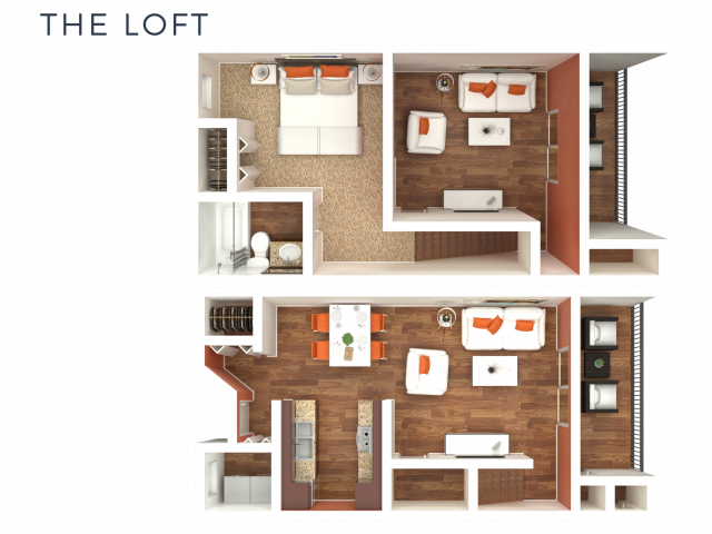 1 Bedroom Loft - 1 Bedroom Loft