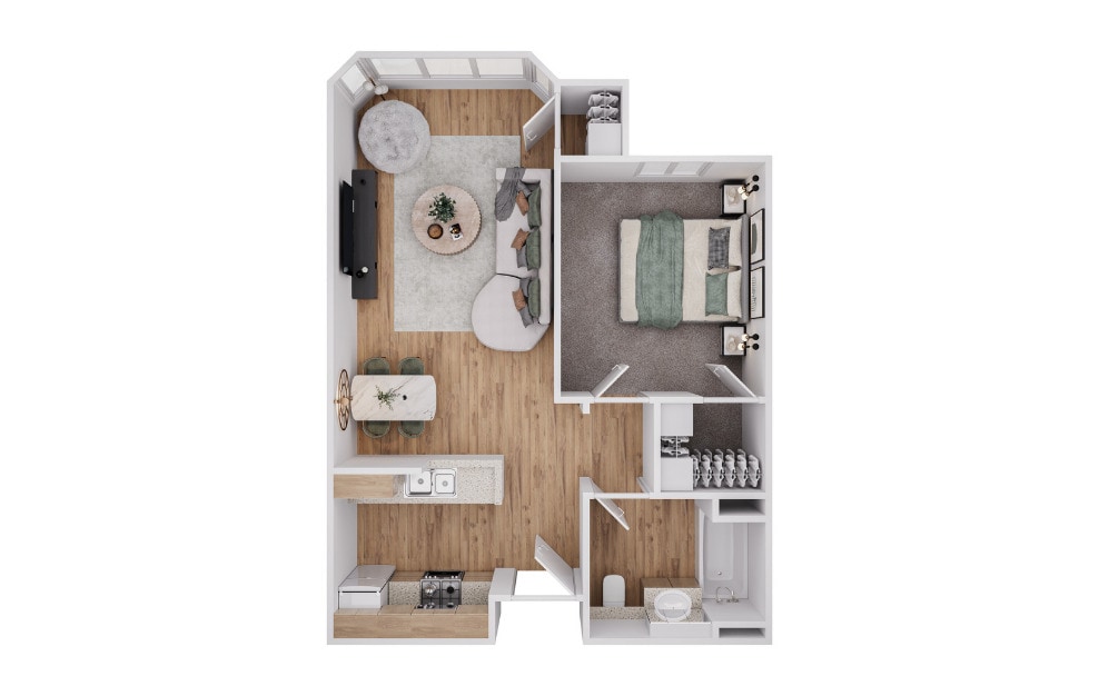 One Bedroom - Floorplan - One Bedroom
