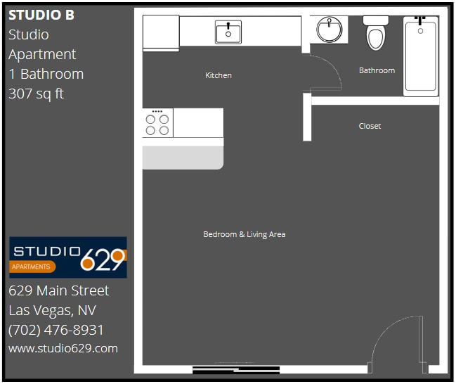 Studio B Floor Plan - Studio B