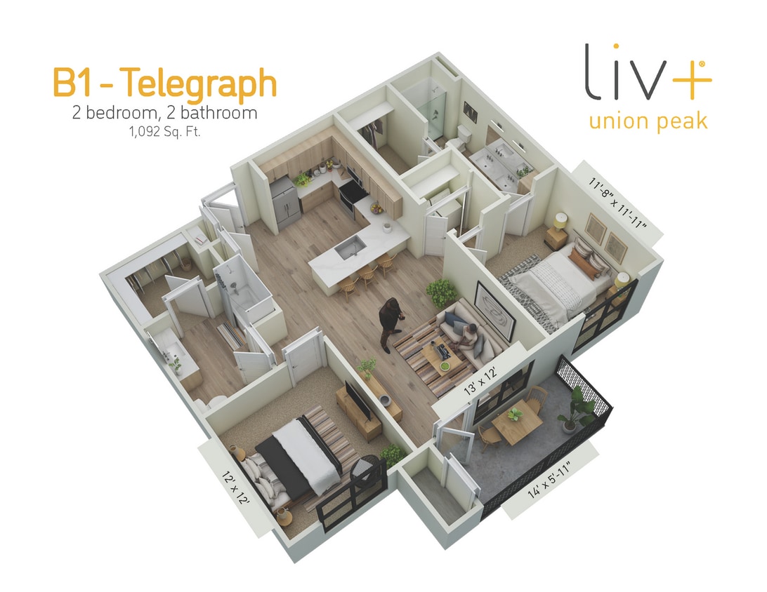 Telegraph Floor plan - Telegraph