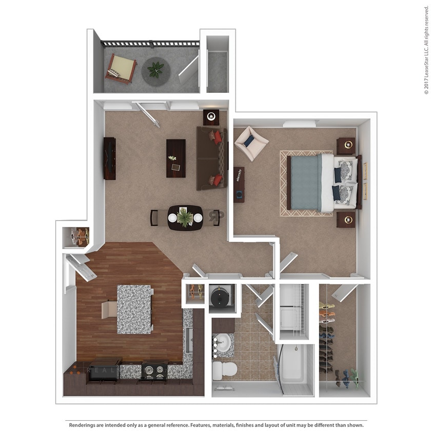 Floor Plan - 1 BD Plus