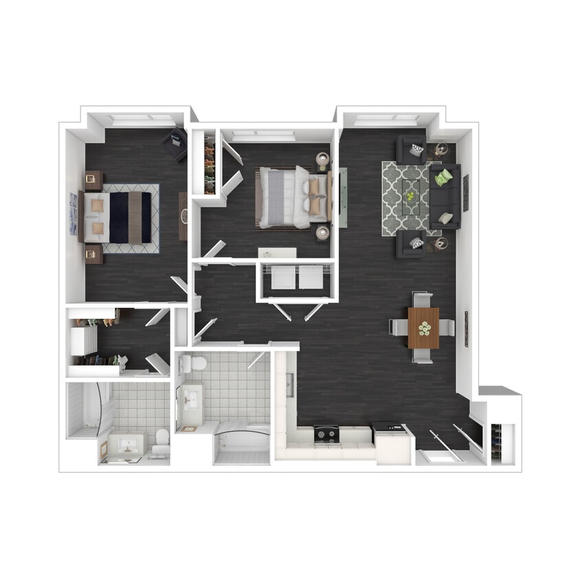 Floor Plan - Two Bedroom