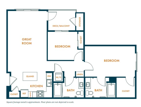 B5a: 2bed 2bath - B5A