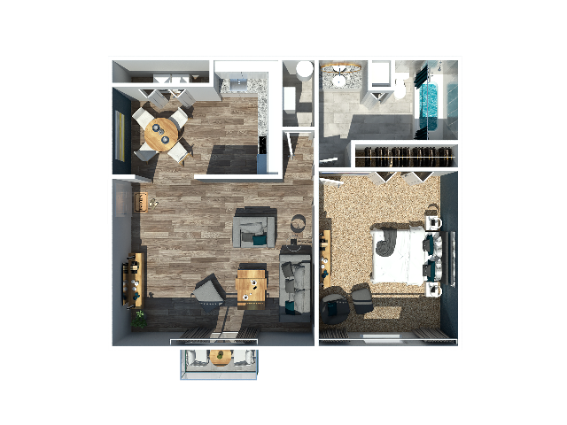 1 Bedroom - 1 Bedroom