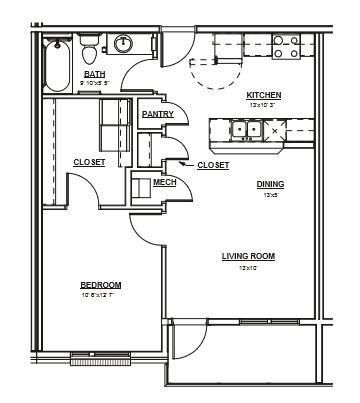 Floor Plan - Bearberry 60%