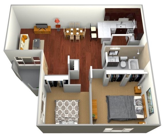Floor Plan - 2 bedroom