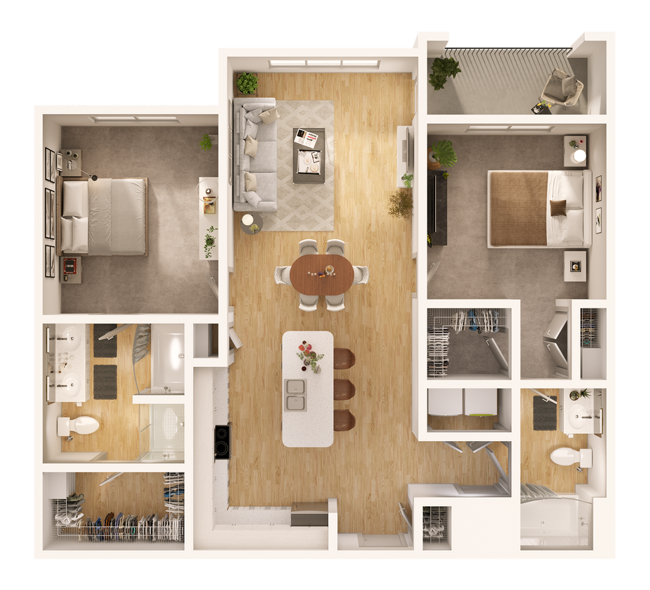 Floor Plan - Canal | B3