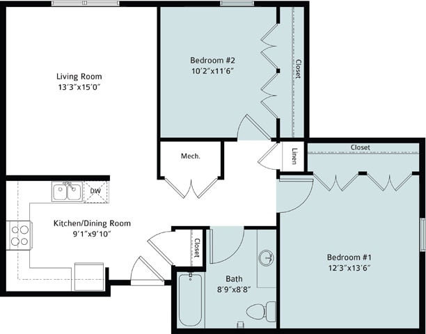 Floor Plan - 2B
