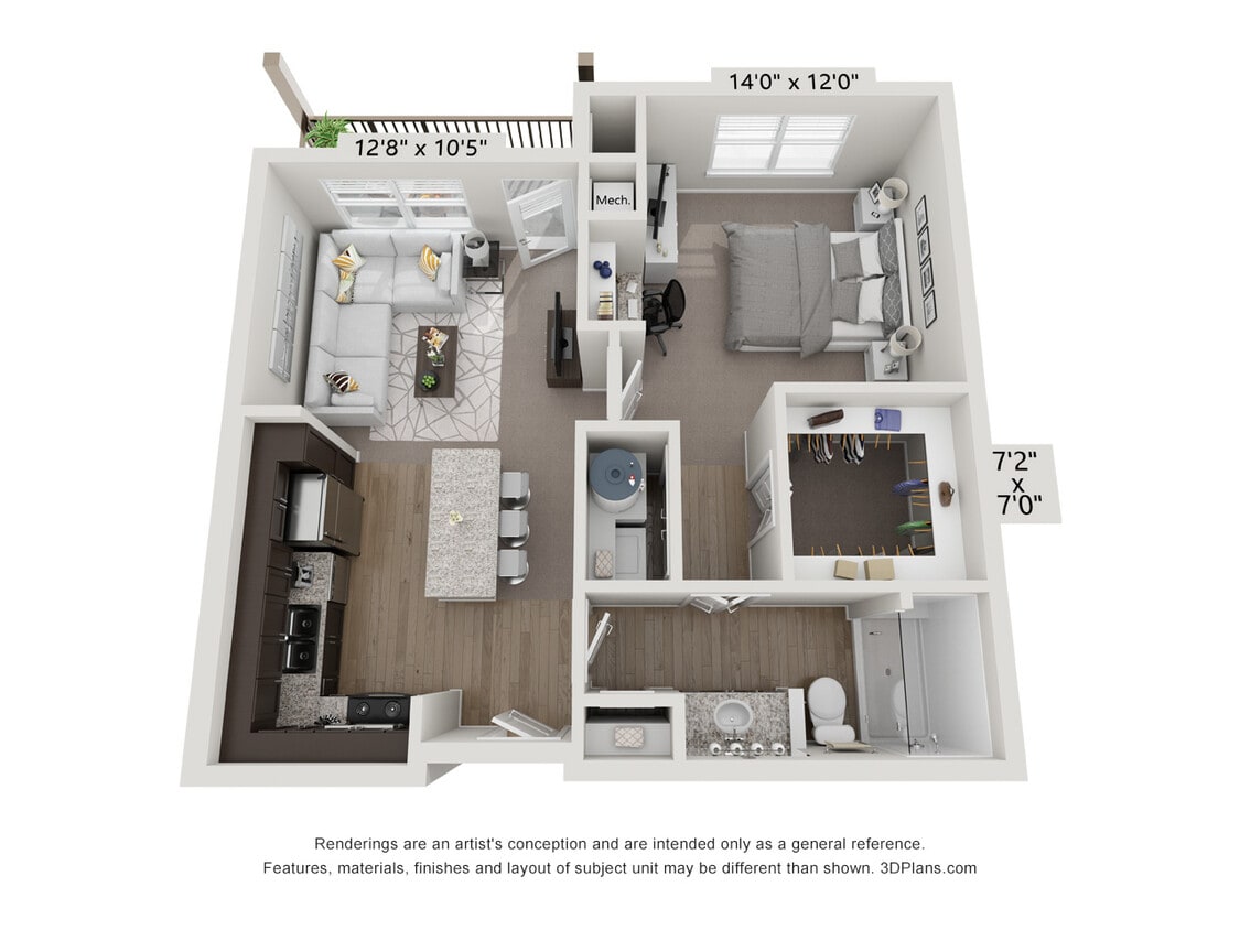 Floor Plan - The Verona - A1