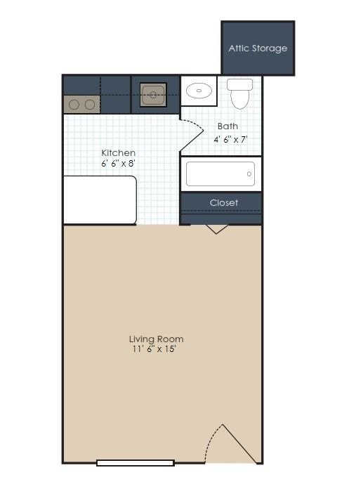 Floor Plan - The Bristol - Renovated