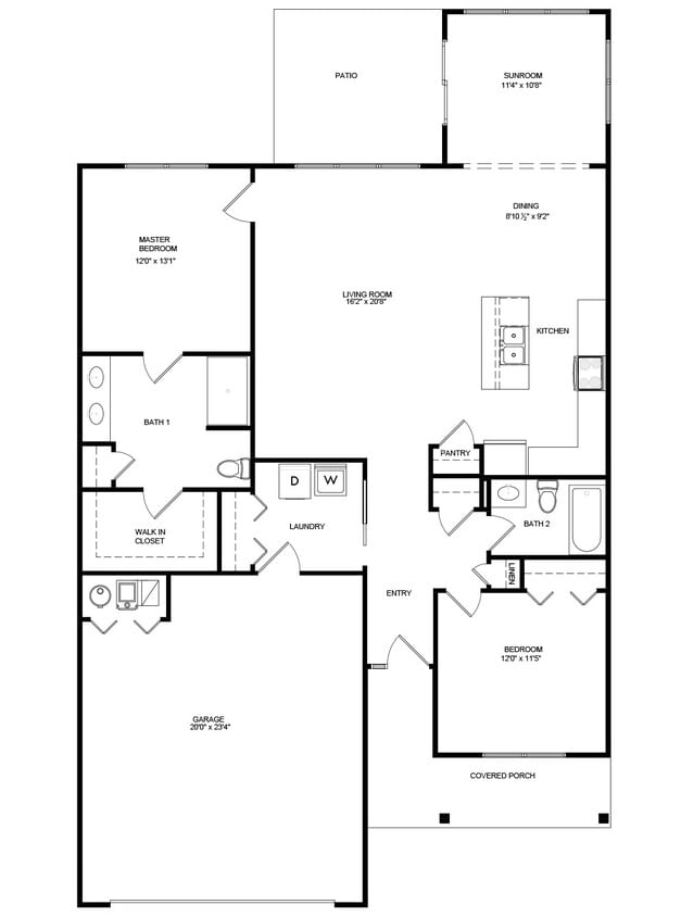 Parkmore 2 Bed 2 Bath 1445 Sq Ft - Parkmore