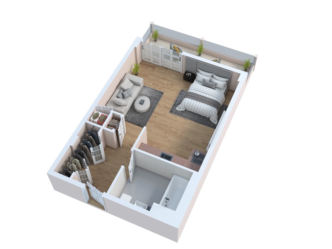 Floor Plan - Studio