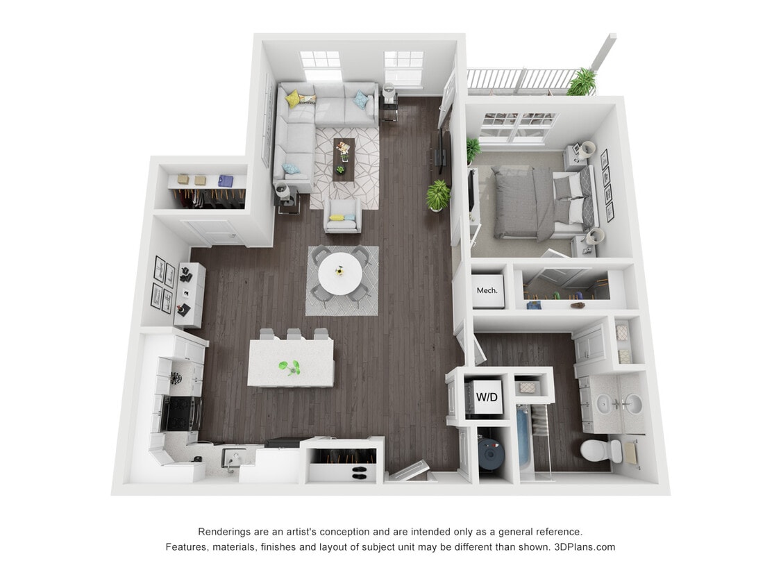 Floor Plan - 1BC