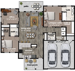 The Larkspur | Approx 1578 SF - Larkspur