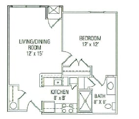 1BR/1BA - 1bed1bath