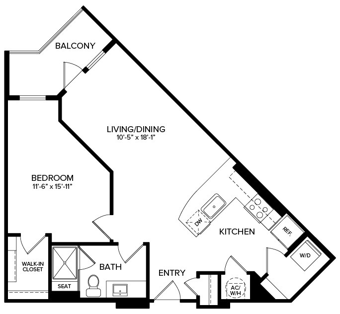1 Bedroom A4 - A4