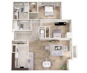 Floor Plan - 2x2 - D5