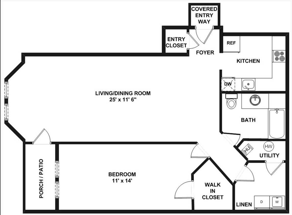 1BR/1BA - 1 Bedroom- Waiting List