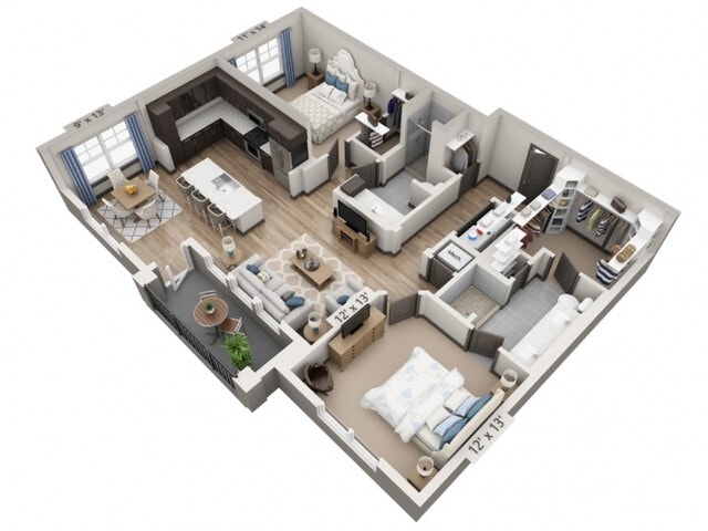 Floor Plan - Blanco 1215SF