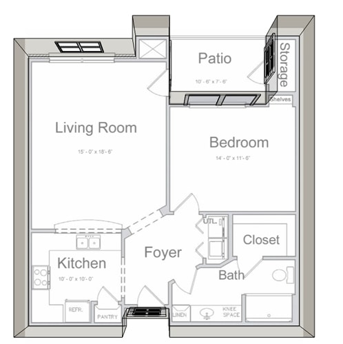 A1 - One Bedroom