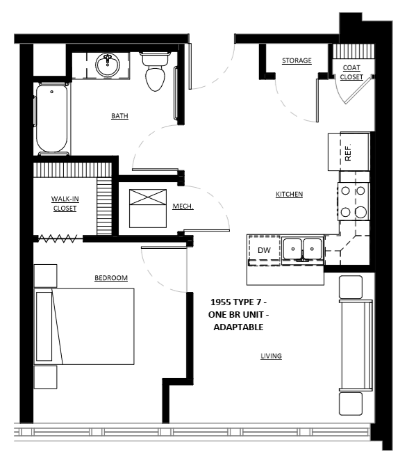 Floor Plan - 1955 Type 7