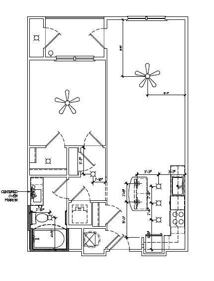 Floor Plan - 1 bedroom