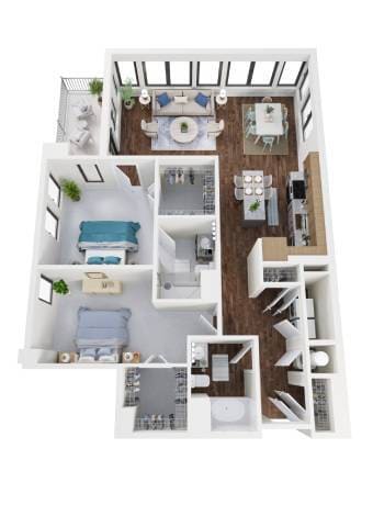 Floor Plan - 2H