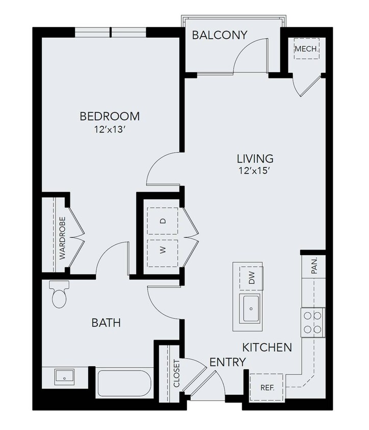 A1a ADA | 1 bed 1 bath | 806 sq ft - A1a ADA
