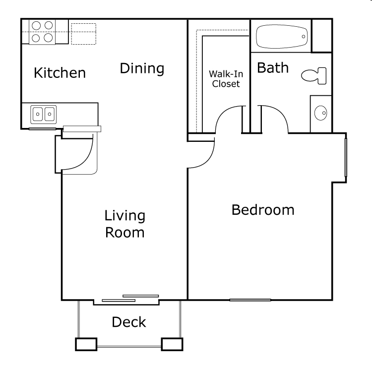 1BR/1BA - A Cappella
