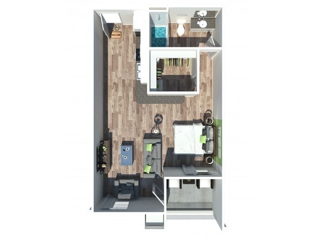 Studio with Balcony - Studio with Balcony