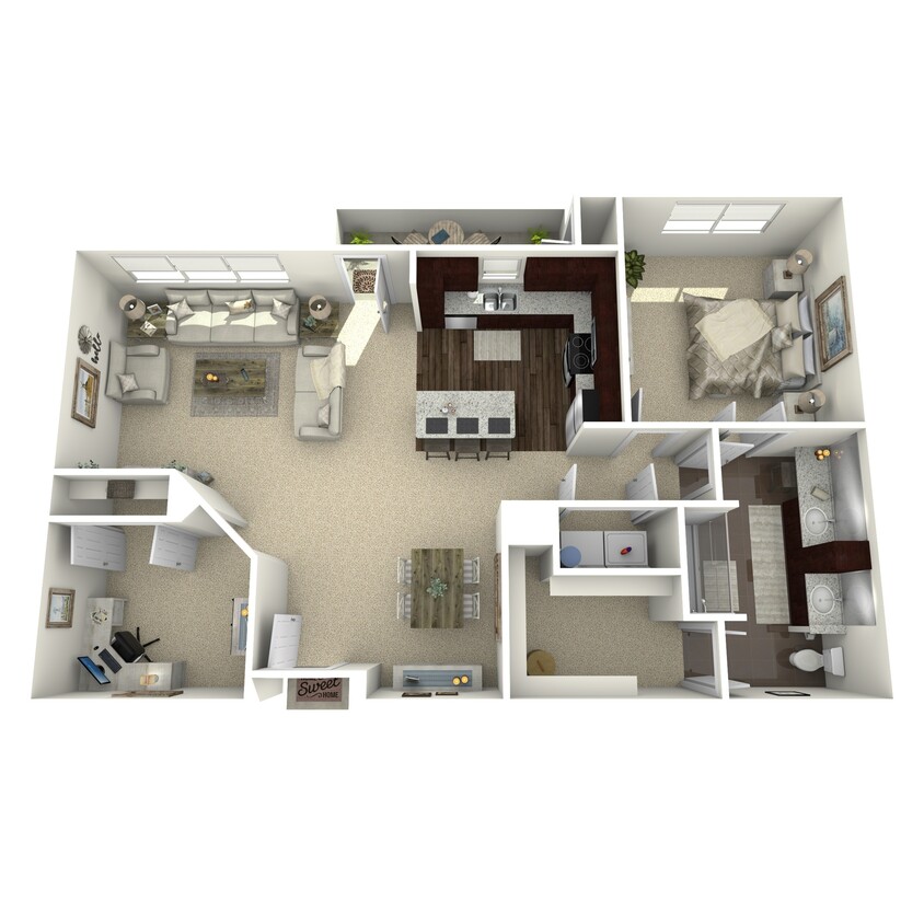 C1 | 1x1 | 1034 sq ft - C1
