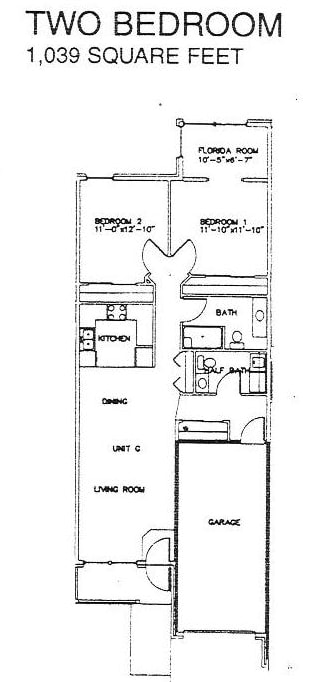 2BR/1.5BA - 2 Bed 1.5 Bath - Phase II