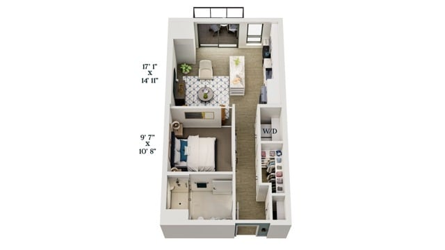 B4 | 1x1 | 625 sq ft - B4
