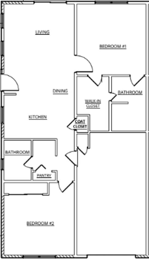 Floor Plan - The Oak Run Home 