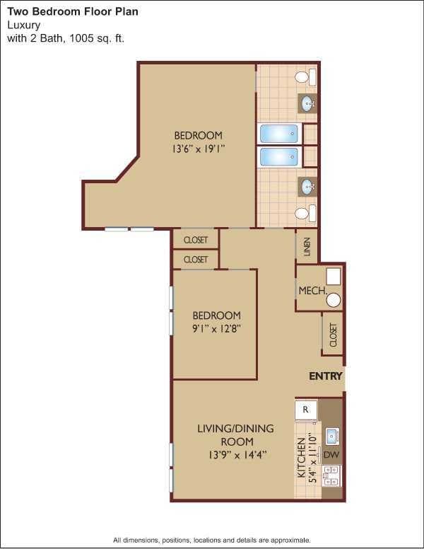 Floor Plan - $6.74/sq.ft. - V2B2b