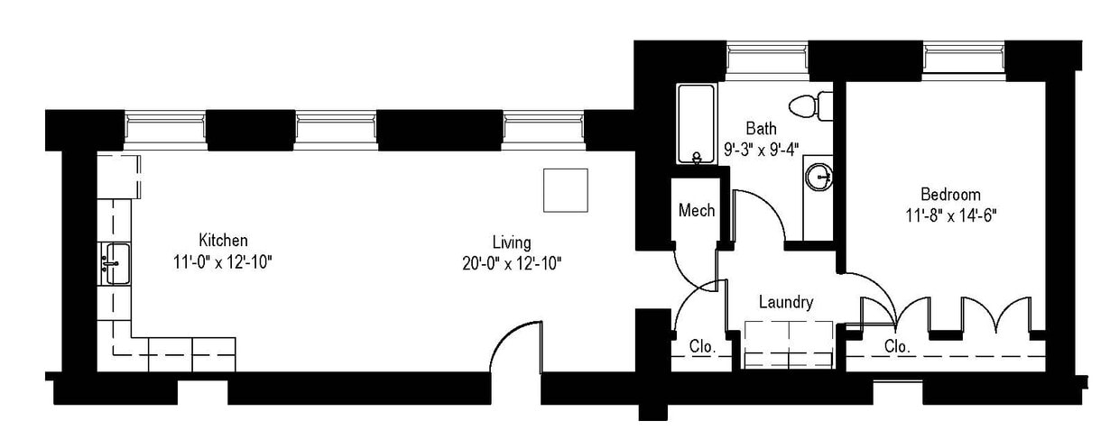 Floor Plan - The Malinda 60%