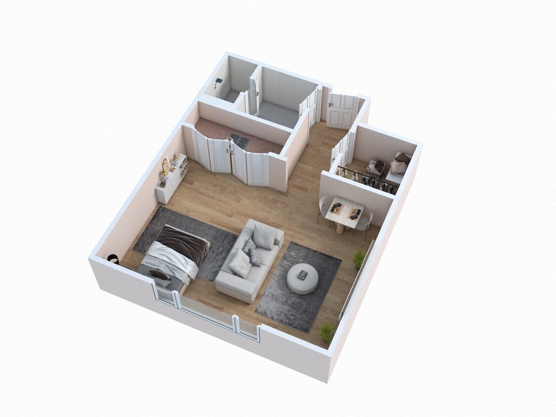 Floor Plan - Studio - Lake Park