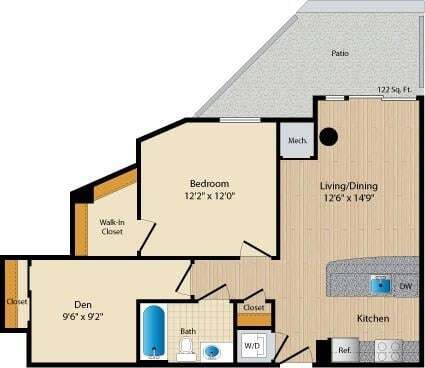 Floor Plan - Style C29 Den