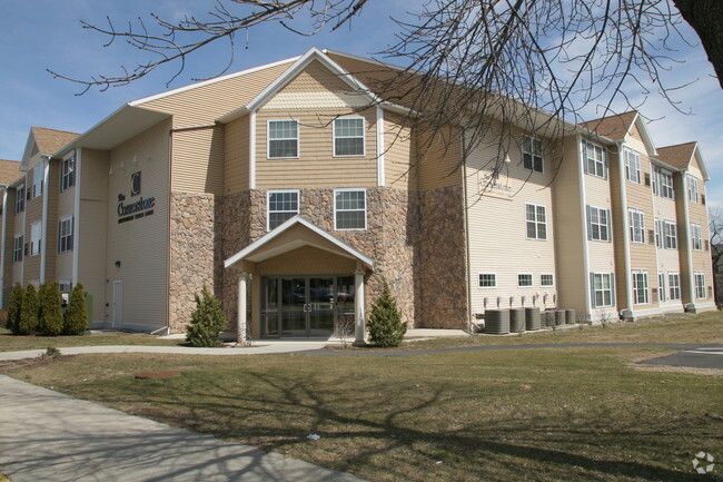 Front Entrance George St. - Cornerstone Senior Apartments Apartments