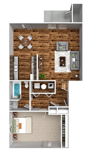 One Bedroom One Bathroom - One Bedroom One Bathroom