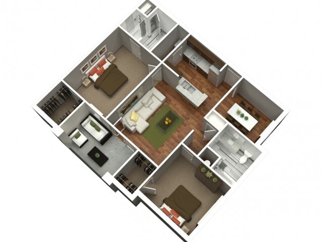2 Bedroom 2 Bath 1094 - 2 Bedroom 2 Bath 1094