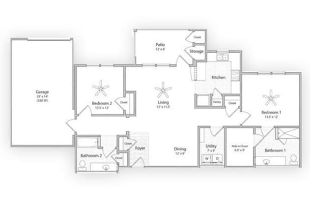 AFWC2g | 2x2 | 1260 sq ft - AFWC2g