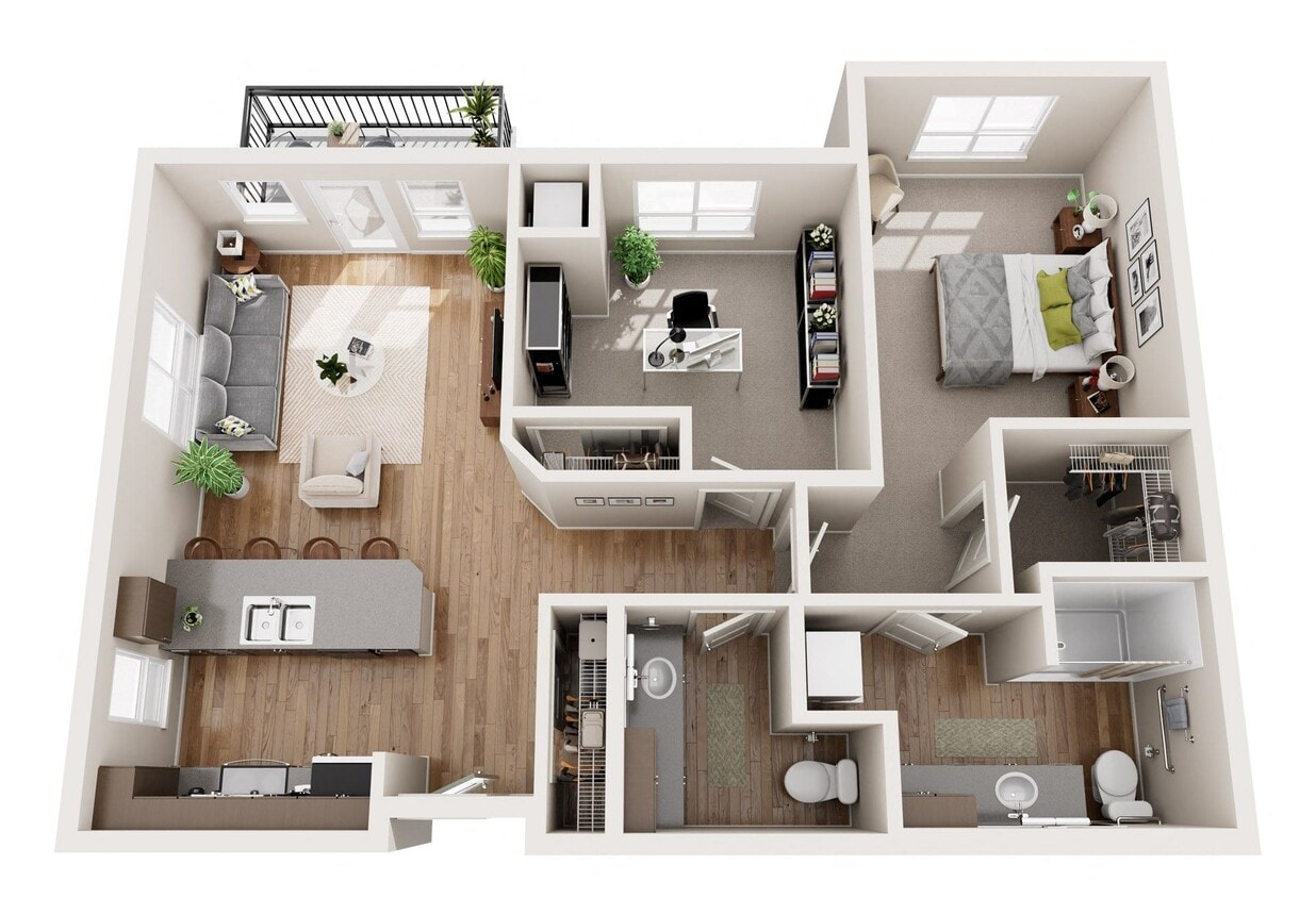 Floor Plan - 2x1.5 - C4