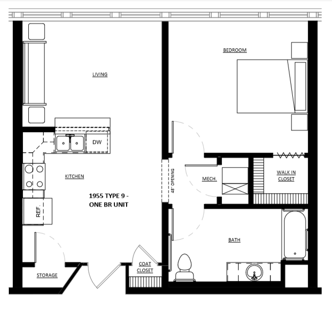 Floor Plan - 1955 Type 9