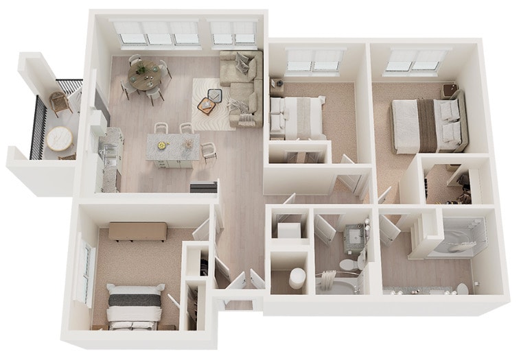 Floor Plan - 3 Bedroom