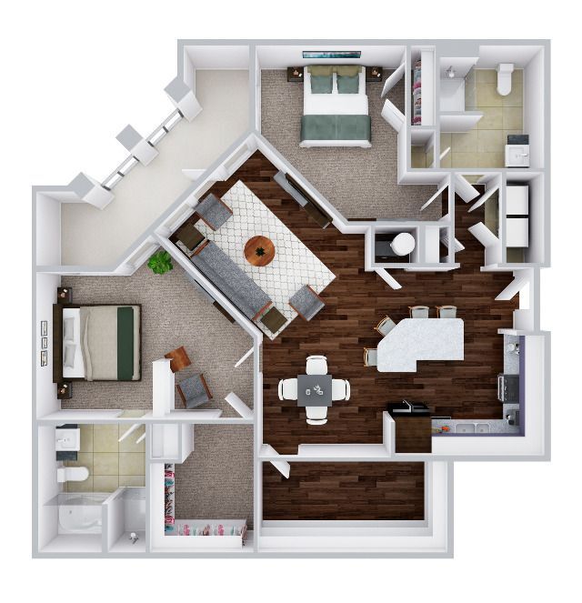 Bronzino 2C-A | 1 bed / 1 bath - Bronzino