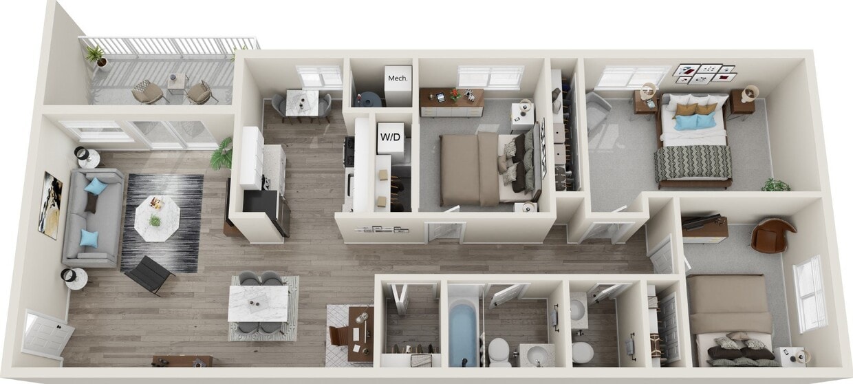 Floor Plan - The Loren