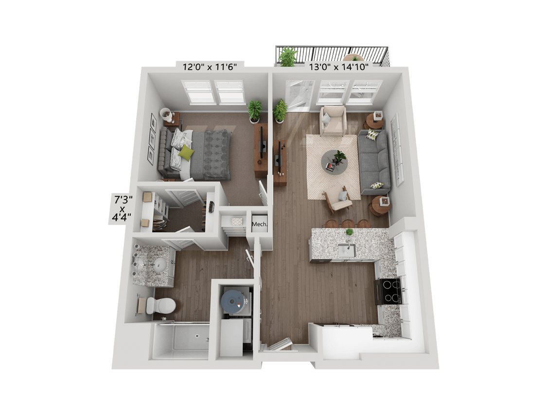 Floor Plan - A3 - Topaz